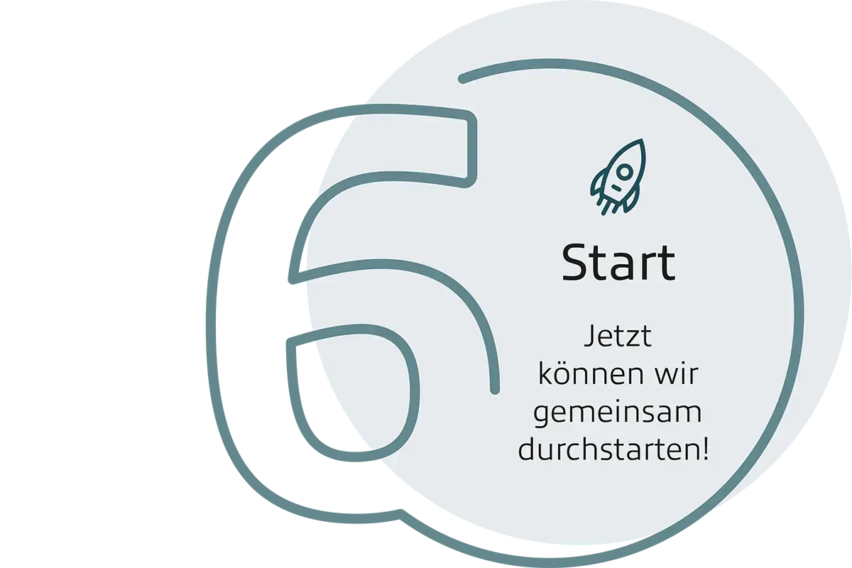 Jetzt können wir gemeinsam durchstarten!