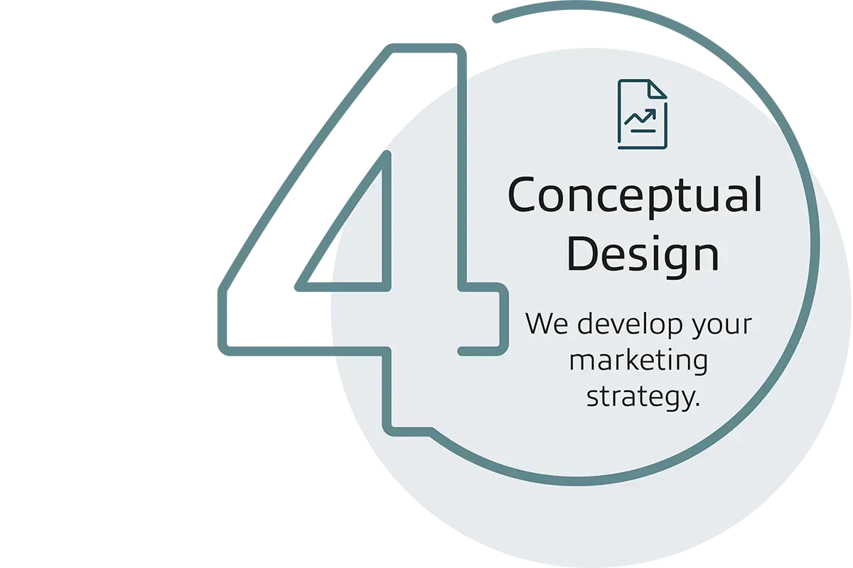 We develop your marketing strategy.